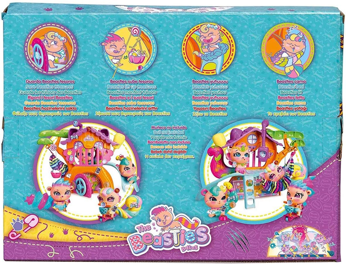 The Bellies from Bellyville - Casa Beetree, Casa Beasties Bellies Friends, Accesorio para Muñecas, Regalos (Famosa 700015795) Naty Shop Casas de Muñecas