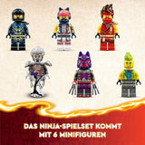 LEGO NINJAGO Tournament Arena Adventure Juguete para niños Juego Ninja con colección de 6 minifiguras Set de construcción Regalo de cumpleaños para niños y niñas de 7 años 71818 Juegos de construcción Besuche den LEGO-Store