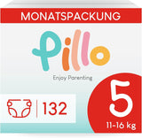 Pañales Pillo 3 - Caja de 168 pañales, 6 paquetes de 28 pañales cada uno, talla 3 - Midi (6-10 kg) - Pañales para bebés