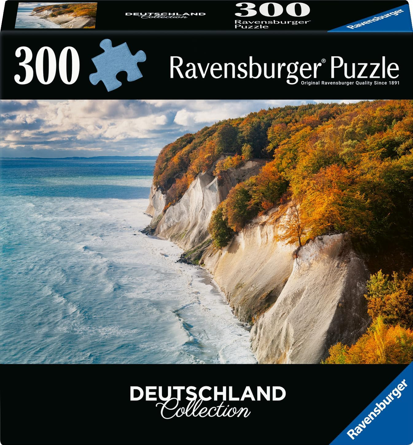 Ravensburger Puzzle 12001479 - Kreidefelsen Auf Rügen - Rompecabezas de 300 piezas Colección para adultos de Alemania 14+ Puzzle Naty Shop Título predeterminado