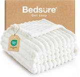 BEDSURE Manta Polar Verde Salvia para Sofá - Mantas Acogedoras Súper Suaves para Mujeres, Linda Manta Pequeña para Niñas, Camas y Mantas de 127 X 152 Cm Besuche den BEDSURE-Store Garden White/Opulent Tee Xl (50" X 70")