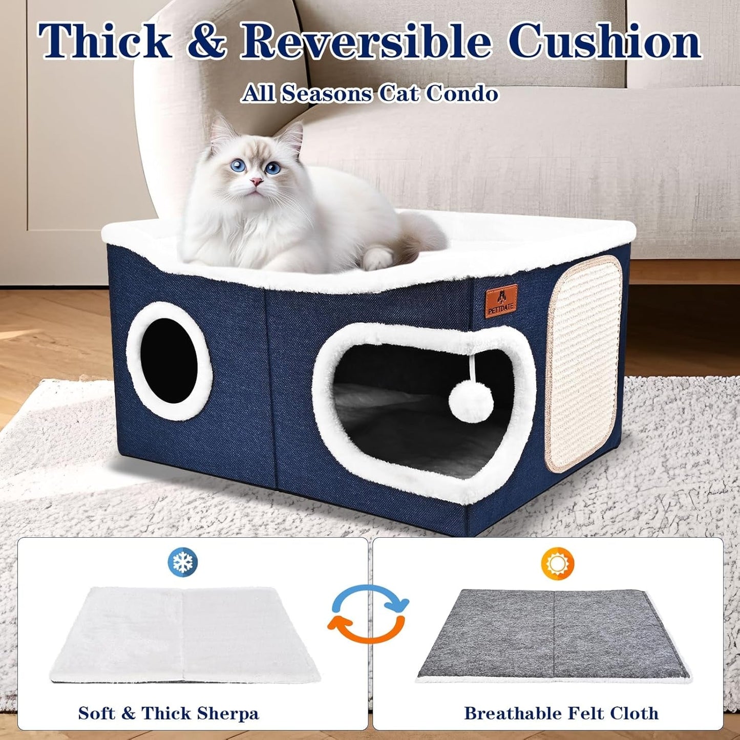 Mantas y Muebles, Mascotas, Casas y Cuevas, Gatos, Camas para gatos, Gatos - camas, colchones