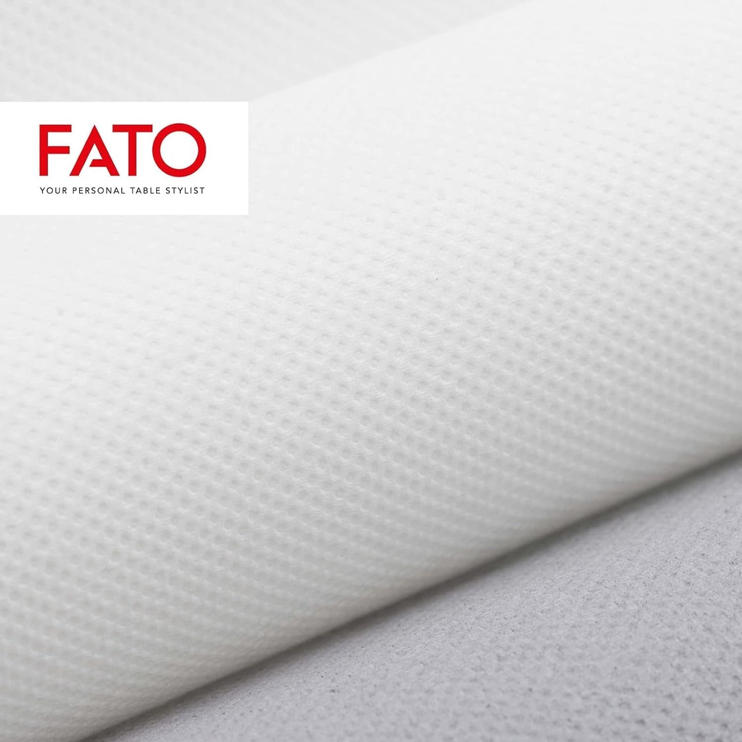 , Servilletas de papel desechables suaves y delicadas Paquete de 40 servilletas Tamaño 38X38 Dobladas en 4 2 capas Color blanco Papel de celulosa 100% pura Certificados Fsc (paquete de 3)