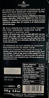 Niederegger Nuc-Rum Barra de mazapán quebradiza 110g