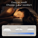 Coop Home Goods Eden Cool Almohada ajustable Tamaño King Espuma viscoelástica con gel ajustable Tejido Lulltra suave y transpirable Ideal para todos los que duermen Respetuoso con el medio ambiente Almohadas estándar Naty Shop