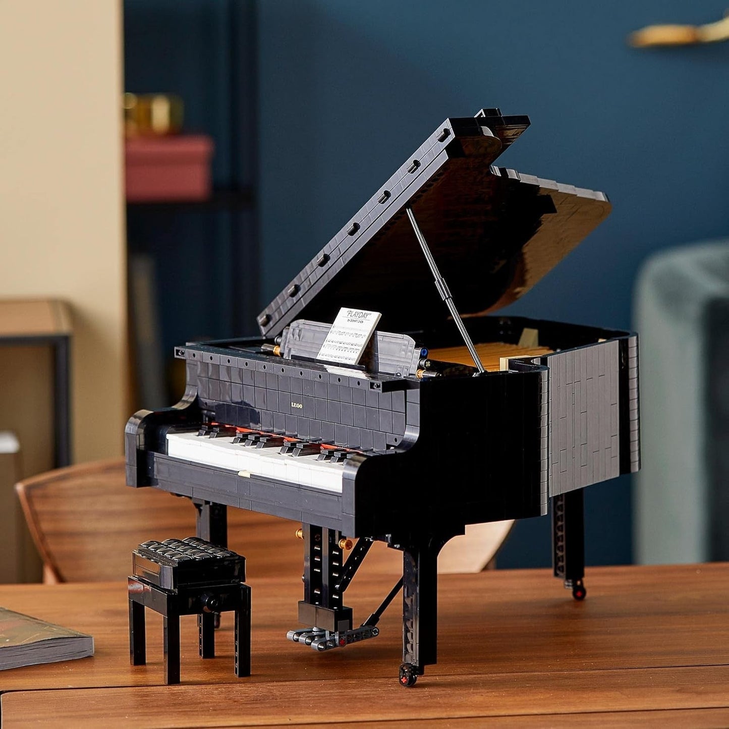 Piano de cola de concierto LEGO Ideas (21323); Conjunto de construcción; Tu propio piano de concierto; Gran proyecto de modelado para pianistas, músicos, amantes de la música o aficionados con talento (3662 piezas) Juegos de construcción Besuche den LEGO-Store