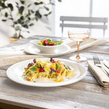 vivo - Grupo Villeroy & Boch – Vajilla Essential Blanco 18 tlg. Weiß, Spülmaschinenfest, Mikrowellensicher, Geschirr Set für 6 Personen, Müslischalen, Speiseteller, Dessertteller, Premium Porzellan