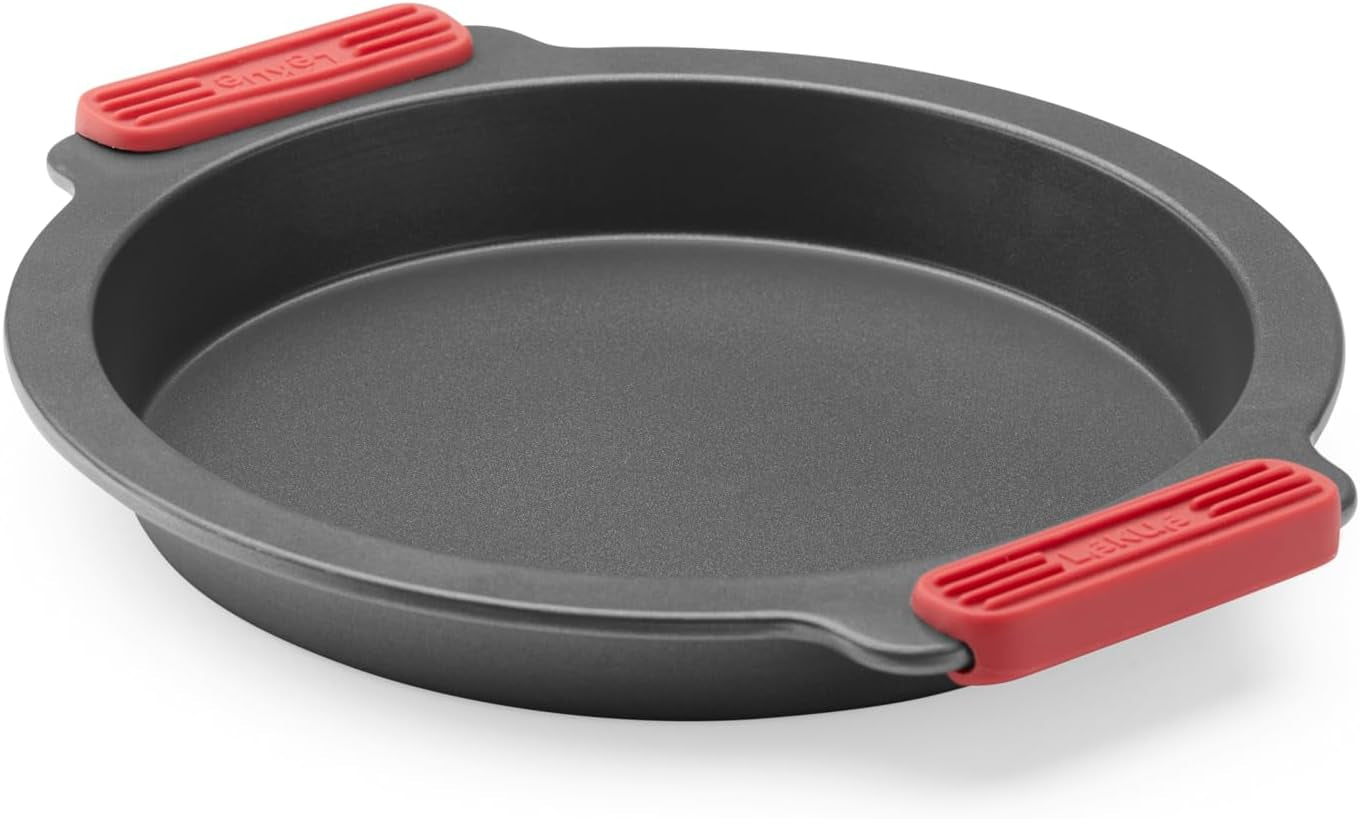 Lékué Muffin-Backform, Antihaftbeschichte, Metall, 6 moldes y bandejas para horno Mulden Naty Shop Runde 28 Cm