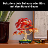 LEGO Botanicals Arce rojo japonés - Árbol bonsái - Kit de plantas artificiales con hojas rojas y naranjas, más cuenco - Decoración del hogar - Idea de regalo para adultos - 10348 Juegos de construcción Besuche den LEGO-Store