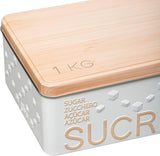 Cenicero metálico tipo cubo blanco "naturaleza escandinava" - 5 five Simply Smart