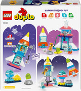 LEGO DUPLO Transbordador espacial 3 en 1 Juego espacial de muchas aventuras Cohete de juguete para niños Juguete científico de construcción Desarrollo temprano de habilidades motoras Regalo para niños de 3 años 10422 Juegos de construcción Beuche den LEGO-Store