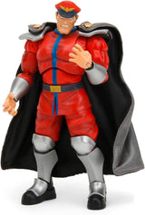 Jada Toys Figura de Street Fighter Guile (15 cm) - Street Fighter 2: The Final Challengers Figura de acción móvil coleccionable con cabeza, manos y accesorios alternativos, figuras de acción para mayores de 13 años Naty Shop M. Bison