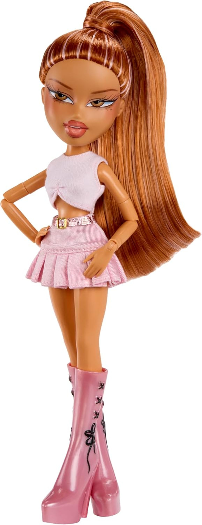 BRATZ Pop Starz Yasmin – Muñeca de moda con amuleto coleccionable, atuendo y accesorios musicales