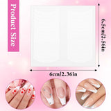 1620 Stück French Schablonen Nägel, French Nail Schablone, Maniküre Schablonen, Selbstklebende Nail Art Sticker Frenchs Für DIY Nageldesign Maniküre Dekoration Nageldesign Zubehör