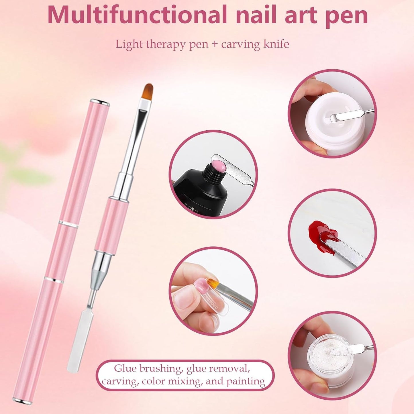 Juego de 288 formas de uñas duales, juego de decoración de uñas de doble forma, 12 formas de extensión de uñas, formas de uñas de gel, adecuado para principiantes y manicuristas