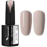 VENALISA Esmalte de uñas UV Coral Orange 15ml Esmalte de uñas en gel para lámpara de uñas UV Modelos de esmalte de uñas en gel de color naranja coral transparente para diseño de uñas DIY