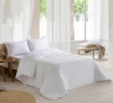 BOHEMIA | Edredón/ Relleno cama 120 cm, edredón 300 G/M², relleno hipoalergénico de fibras transpirables antiácaros, relleno extra suave y antibacterias, medida 200 X 200 cm Edredones y edredones Naty Shop