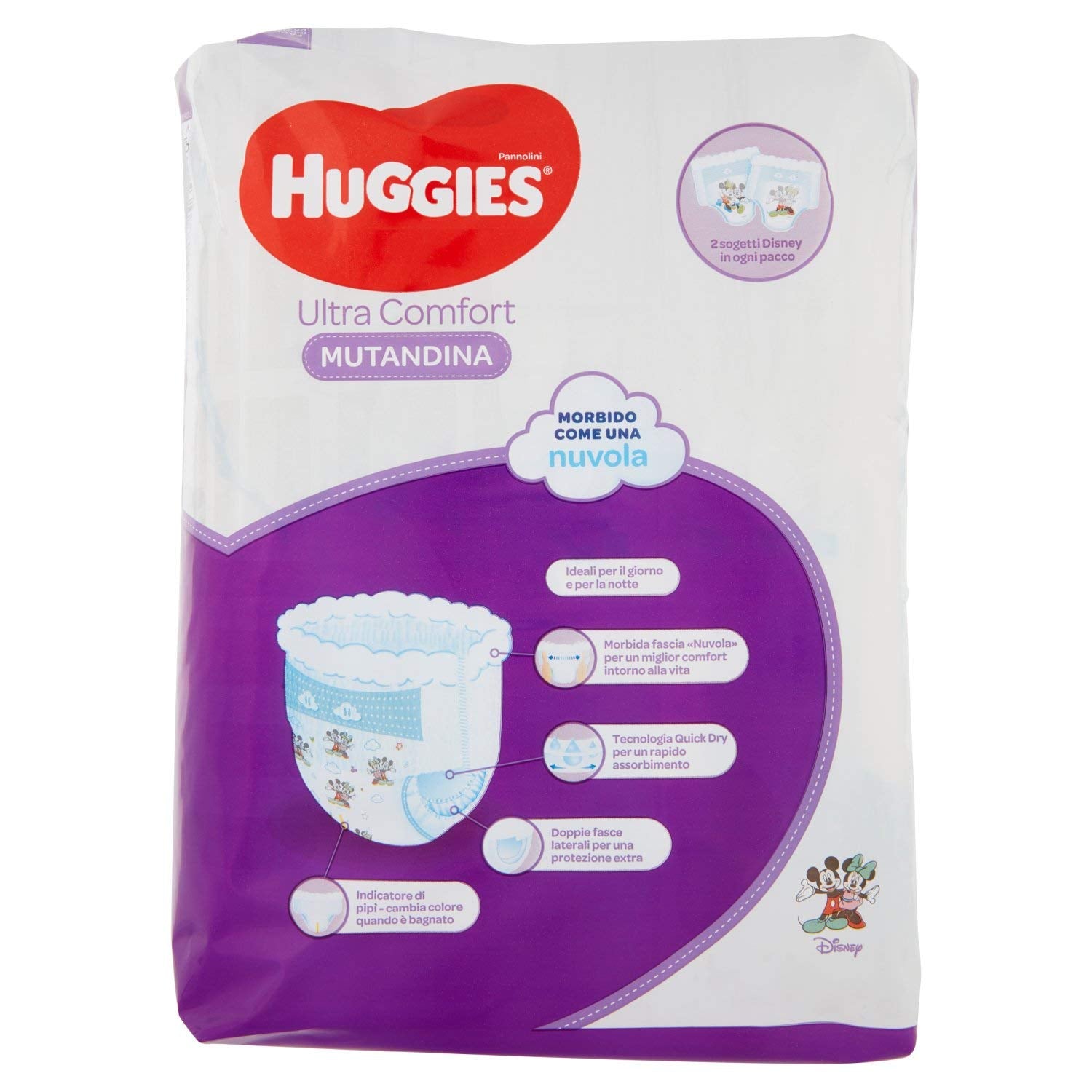 Huggies PANNOLINI Mutandina Pañal Desechable, Niño/Niña, 12kg, 17kg, Multicolor, 14 Piezas (S)