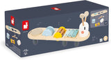 Janod - Pistas musicales Sweet Cocoon - 5 actividades musicales para niños - Educación musical temprana - Juguete de madera FSC - A partir de 12 meses, J04058 Baby Toys Naty Shop