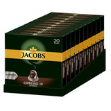 Kaffeekapseln Espresso Intenso, Intensität 10 von 12, 10 x 20 Getränke & Kaffeekapseln Lungo Decaffeinato- Intensität 6- 200 Nespresso compatible Kapseln, 10er Pack, 10 x 20 Getränke