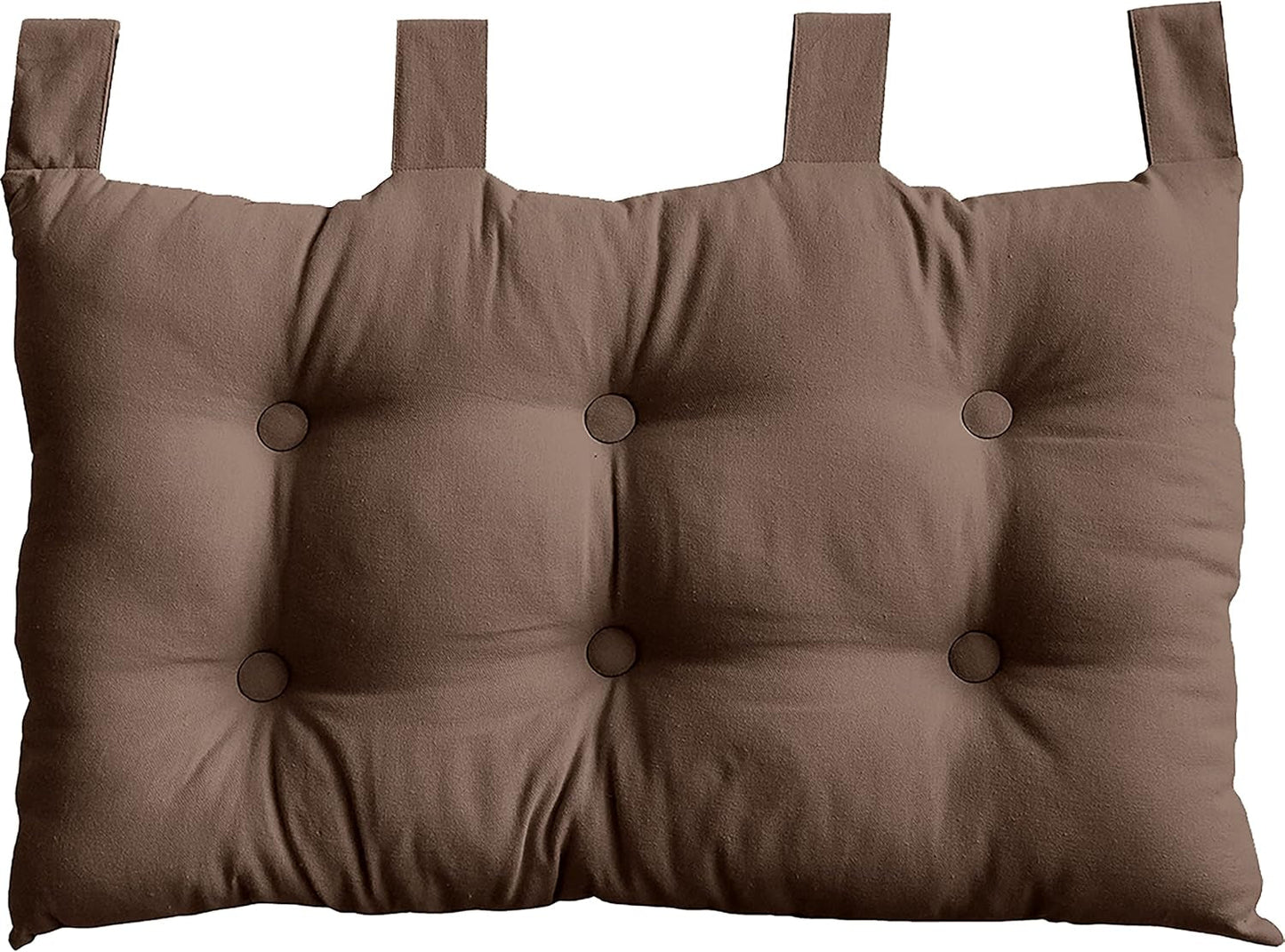 Edredón con 4 bolitas, yute, 90 X 190 Cm, arcilla, 2007AGCHLJT090190, 90 X 190 Cm Edredones y colchas Naty Shop Visón