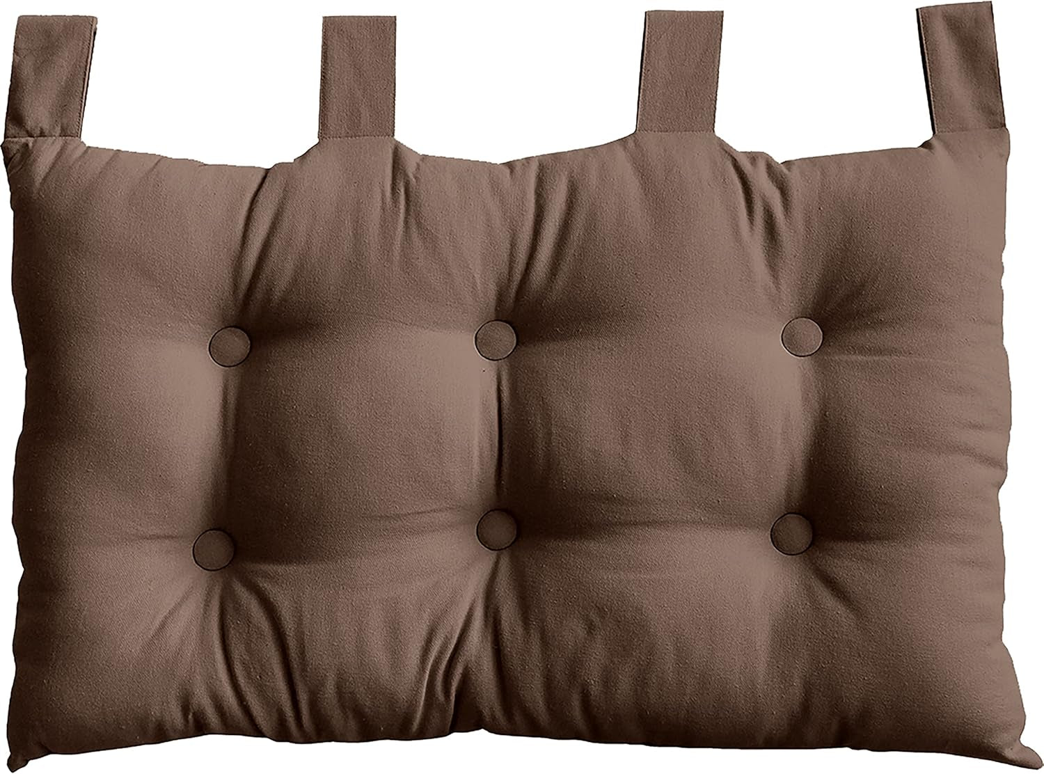 Edredón con 4 bolitas, yute, 90 X 190 Cm, arcilla, 2007AGCHLJT090190, 90 X 190 Cm Edredones y colchas Naty Shop Visón