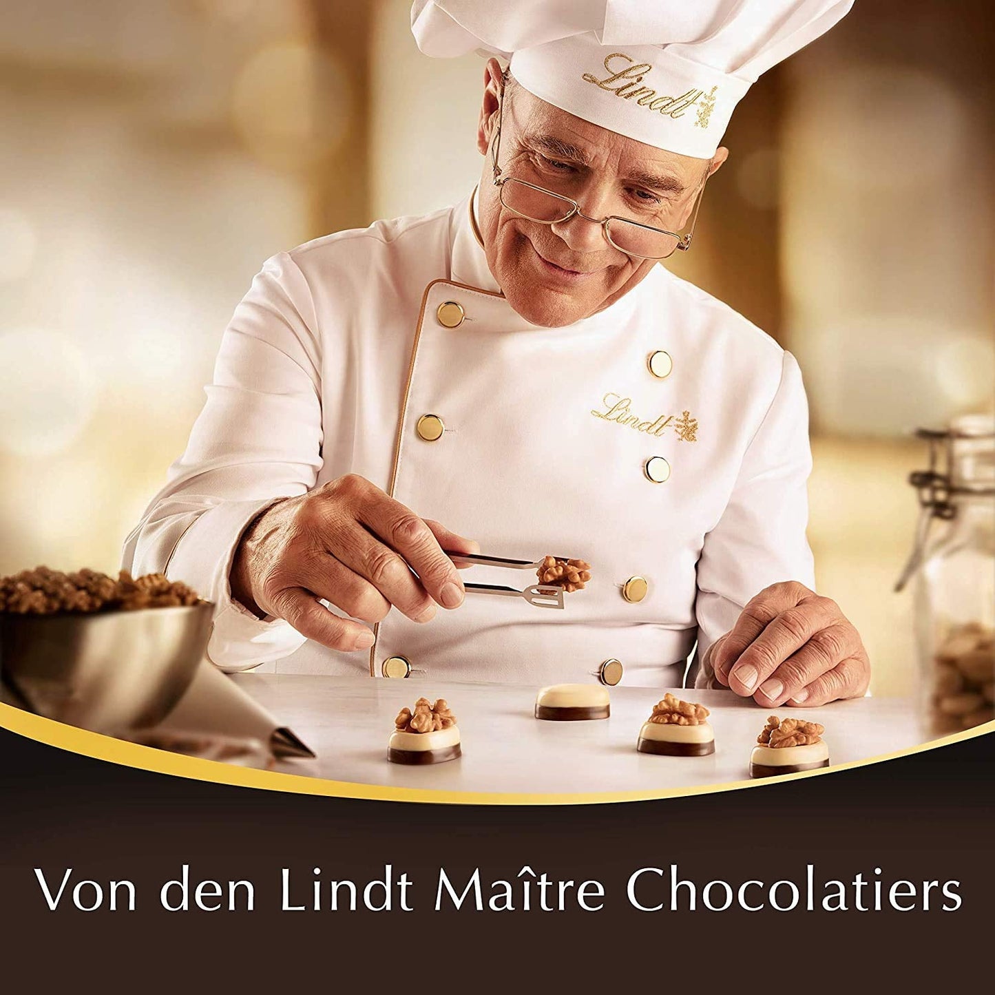 Caja de regalo LINDOR Extra Black 70% Cacao, chocolate de regalo, aprox. 15 trufas LINDOR, 186 g (paquete de 2)