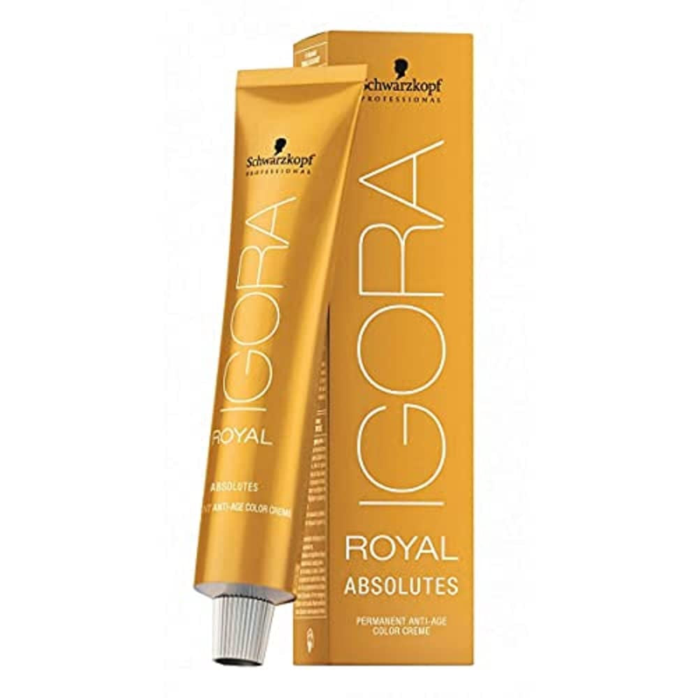 Igora Royal Absolute Age Blend Color De Cabello, 7-560 Rubio Medio Dorado Chocolate, 60ml Naty Shop Tinte Para El Cabello 9-50 Rubio Muy Claro Dorado Natural 60 Ml (1 paquete)