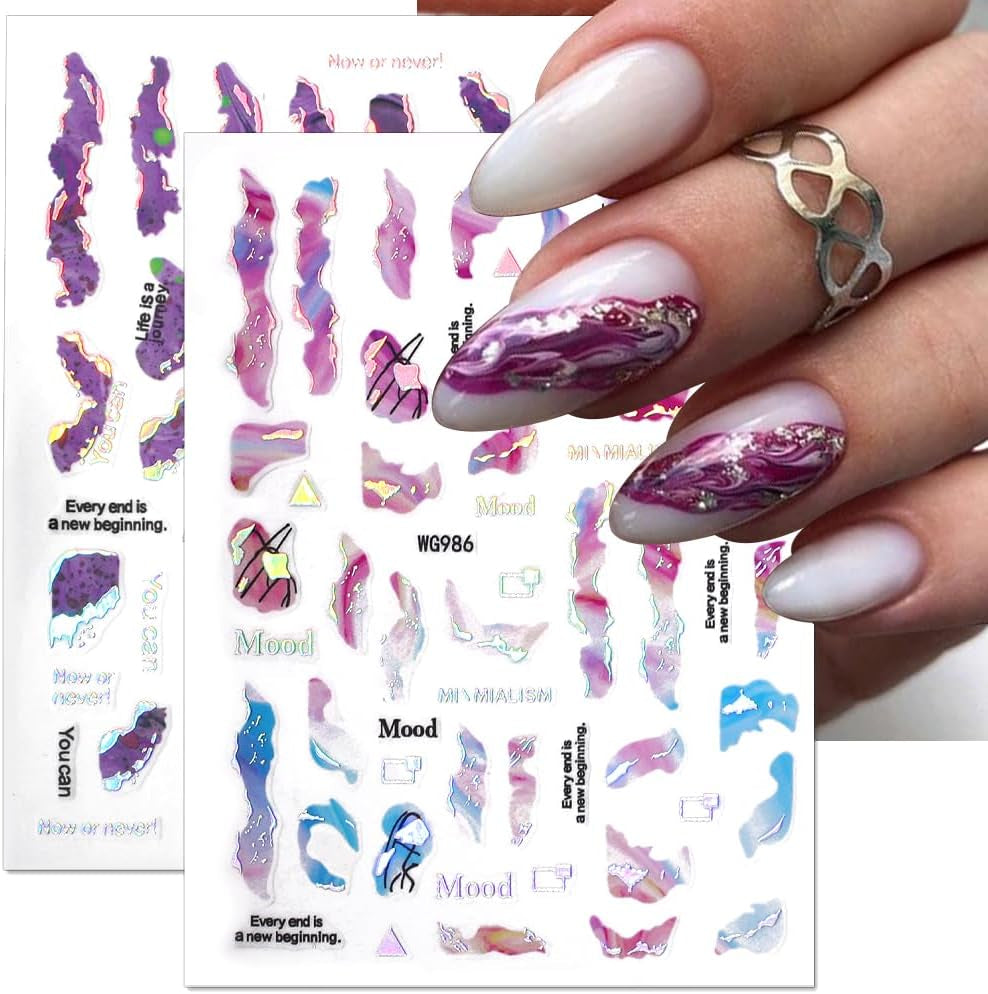 6 colores pegatinas de uñas de mármol bronceador pegatinas autoadhesivas plateadas pegatinas de uñas de mármol flor pegatinas de uñas de mármol 3D accesorios de diseño pegatinas de arte de uñas juego de pegatinas de uñas lámina de uñas