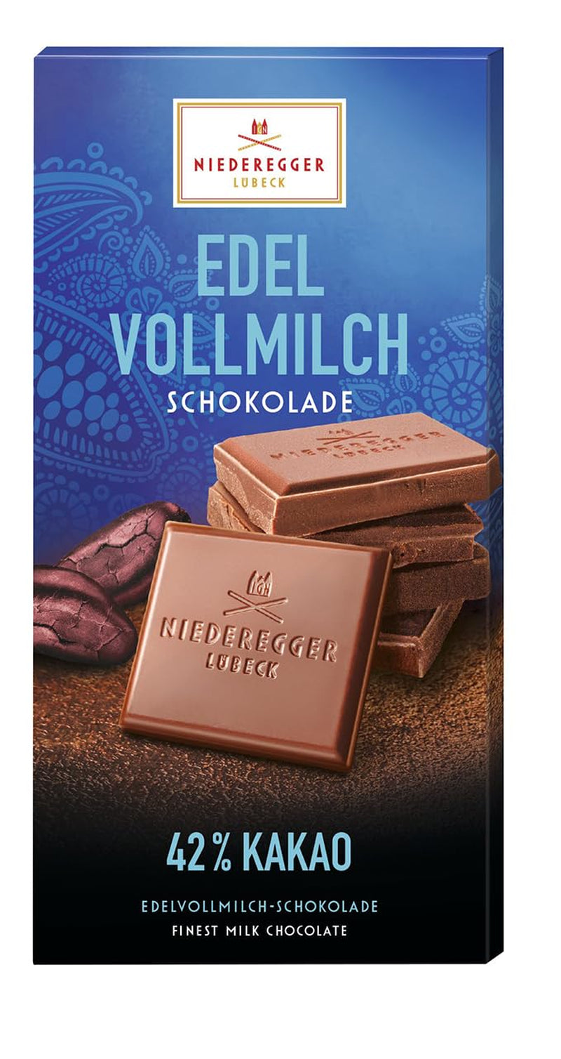 Niederegger chocolate con leche premium 100g
