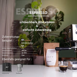 EXPRESO | Café en grano 500g - 100% Arábica | Recién tostado para hacer espresso | Granos de café enteros | Sabor clásico del café