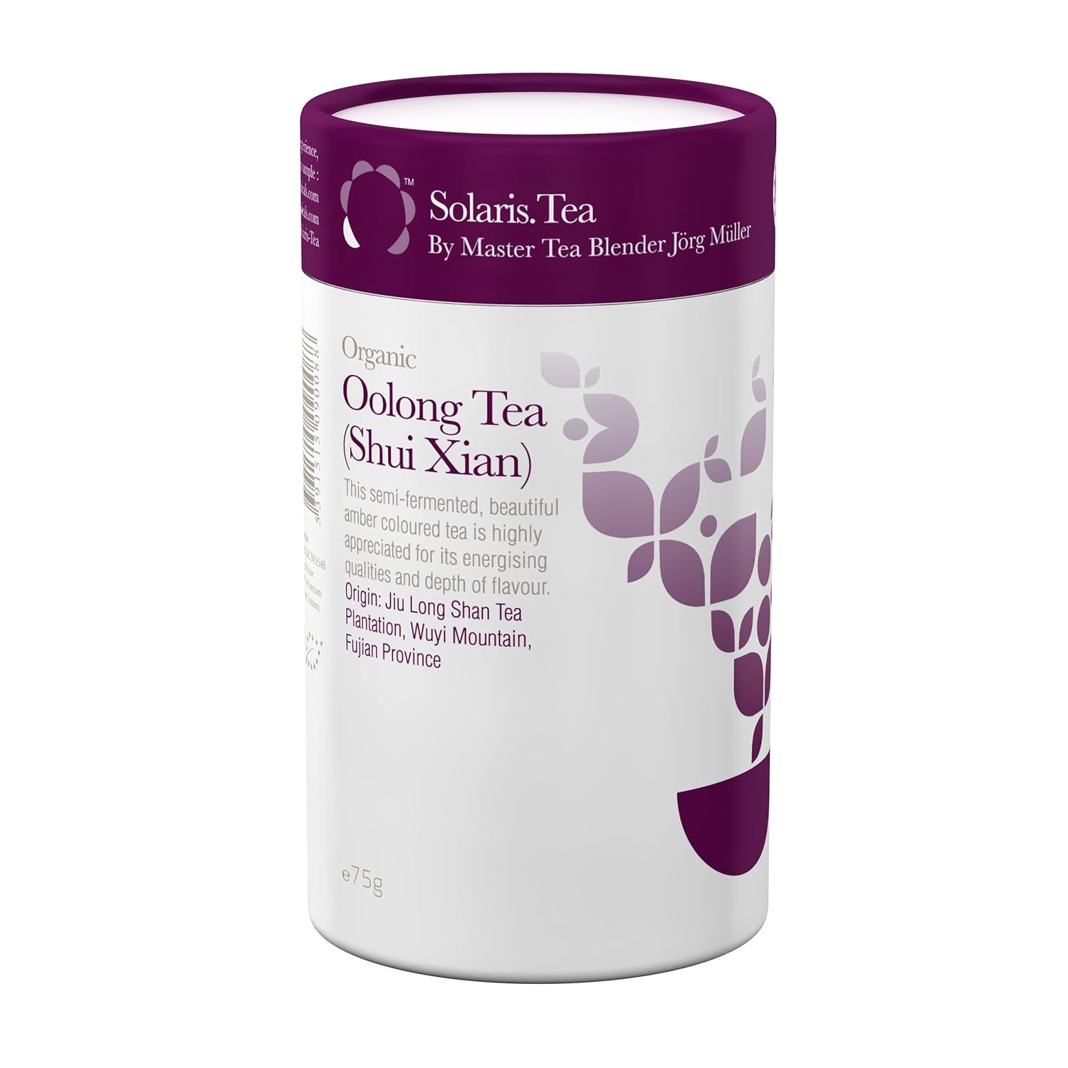 Oolong orgánico (Shui Xian), paquete de 1 (1 x 75 g)