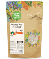 Wholefood Earth Fine Oats - sin OGM - vegano - sin lácteos - sin azúcares añadidos 1 kg