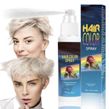 Color de laca para el cabello - 30 ml Spray de color de cabello verde temporal, tinte para el cabello natural Spray de color de cabello temporal, tinte de cabello lavable para fiesta Cosplay Halloween (verde) Tinte para el cabello Naty Shop Blanco