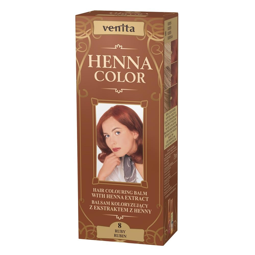 Henna Color 111 Acondicionador para cabello rubio natural Color de cabello Efecto de color de cabello natural Henna Eco Tinte para el cabello Naty Shop Rojo rubí 1 pieza (paquete de 1)
