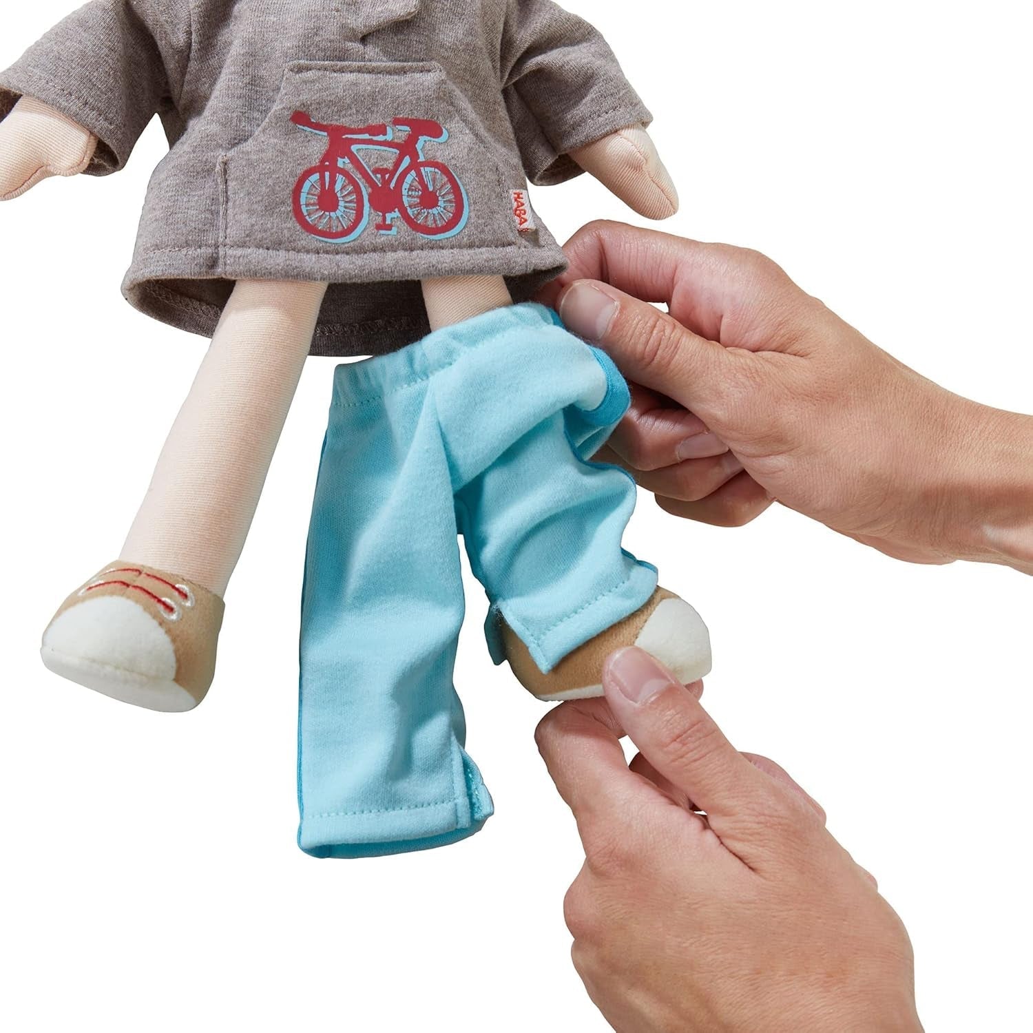 HABA 306528 - Muñeca Lian - Muñeco de peluche para niños a partir de 18 meses para jugar y abrazar fabricado en materiales suaves - Tamaño: 30 cm Naty Shop Muñecas