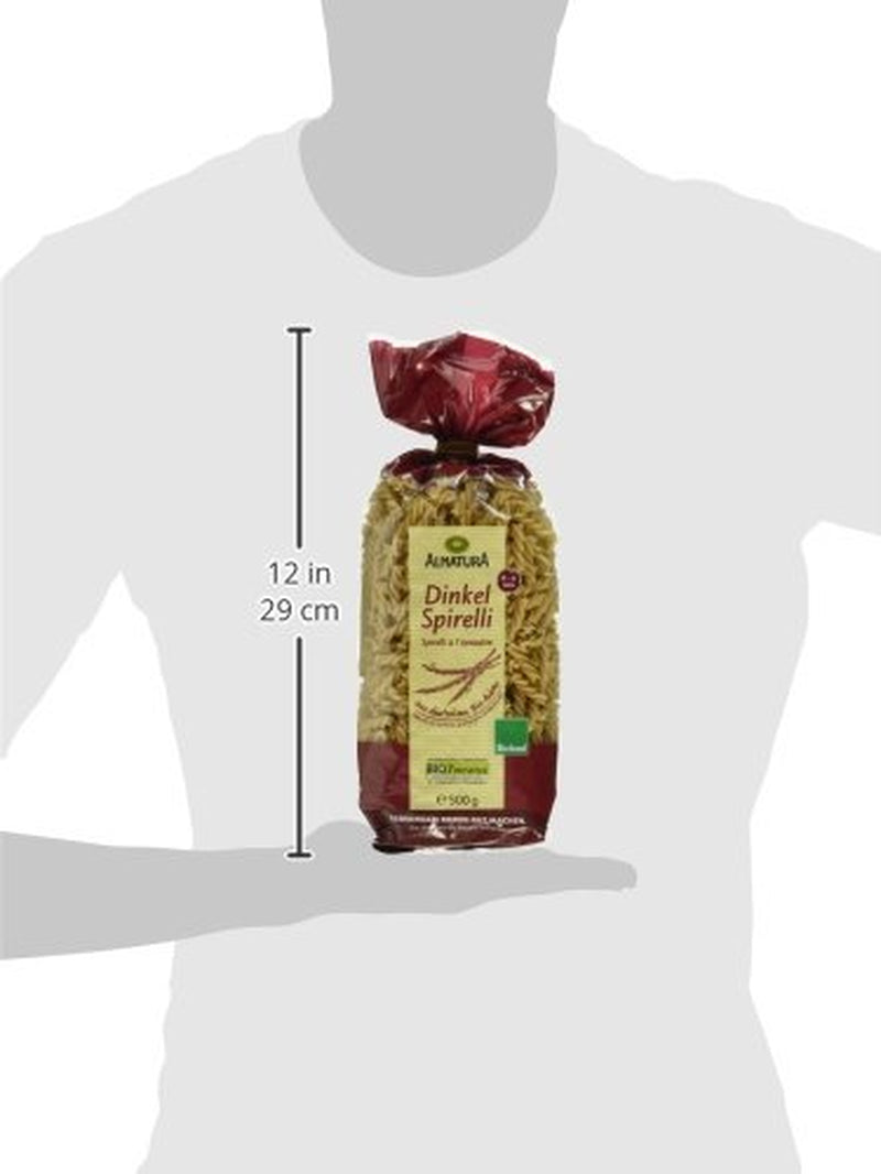 Espirales de espelta ecológica, 500g (el embalaje puede variar)