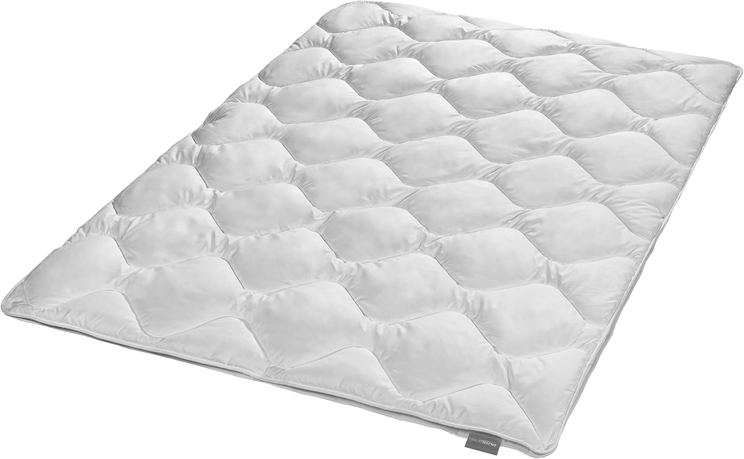 Traumnacht Cómodo edredón monocolor de algodón para todas las estaciones, edredón de entretiempo ideal con funda de mezcla de algodón, 135 x 200 cm, lavable, certificado Oeko-Tex, fabricado según los estándares de calidad alemanes Edredones y edredones Naty Shop