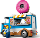 LEGO City Donut Truck - Camión de comida de juguete con 2 minifiguras de policías - Juguete de construcción para niños y niñas a partir de 5 años - Idea de regalo de cumpleaños y vacaciones 60452 Juegos de construcción Besuche den LEGO-Store