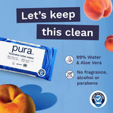 Toallitas húmedas desechables ecológicas 560 toallitas (14 x 40 toallitas) Paquete mensual 100 % sin plástico 99 % toallitas húmedas para el cuidado sensible al agua Fina a descarga Certificado biodegradable vegano