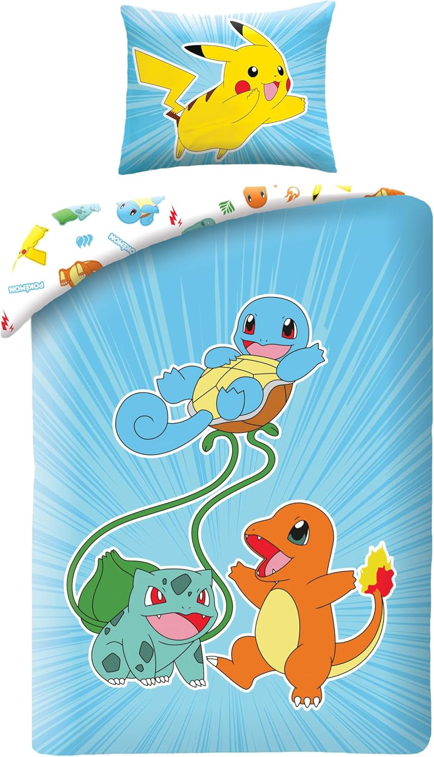 Ropa de cama Pokemon, ropa de cama de poliéster microfibra - infantil Naty Shop Default Title