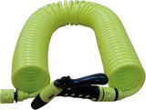 Amig - Turún | Espiral | 15 metros | Incluye 4 accesorios | Con pistola de riego, adaptador para grifo y 2 enchufes rápidos | Goma EVA | Verde pistacho