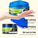 Cera para el cabello azul, spray para el cabello azul temporal, color azul loco, tinte para el cabello lavable, tinte para el cabello instantáneo, color de cabello natural, peinado para hombres, mujeres, fiesta, Naty Shop