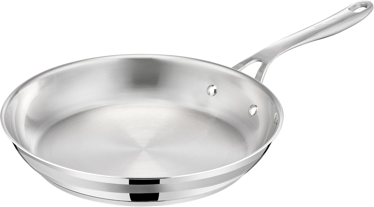 Jamie Oliver by Tefal Cook Sartén inteligente 28Cm, Acero inoxidable sin revestimiento, Apta para ollas y sartenes de inducción Naty Shop Default Title