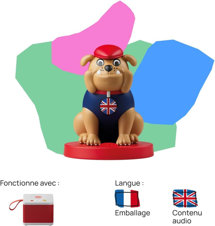 Personaje con sonido - It's gone, Happy English - música, canciones y sonidos - juguete, contenido educativo, versión francesa, niños para todas las edades Jucarii Bebe Naty Shop