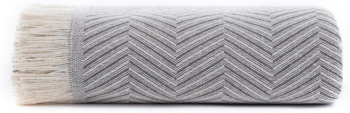 Todocama Colcha Multifuncional, colcha, colcha, funda de sofá, jarapas, estampado de espiga (230 X 260 Cm, beige arena). Camas y Mantas Besuche den Todocama-Store Gris oscuro 230 X 260 Cm