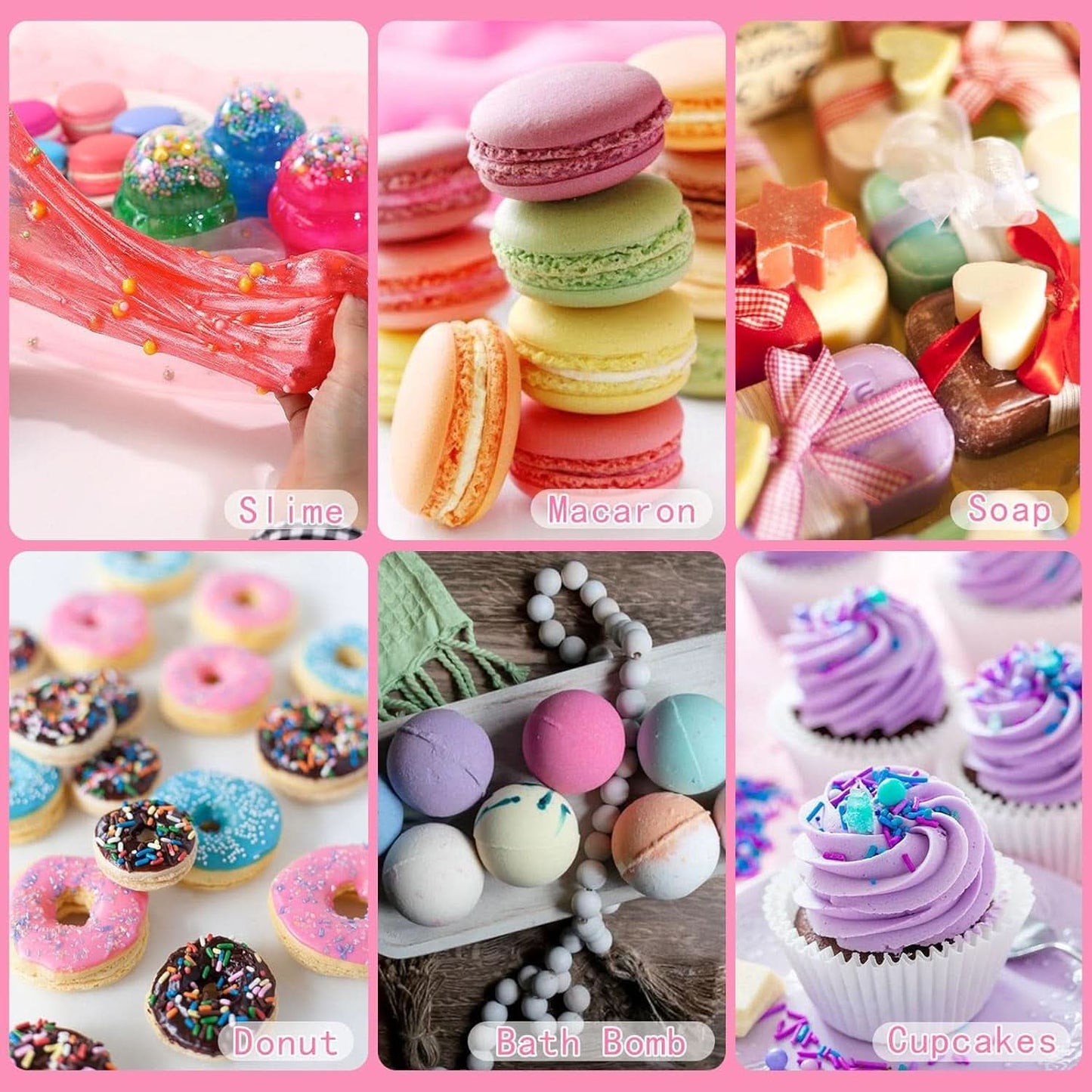 Set de 12 colorantes alimentarios líquidos, 10 ml Naty Shop