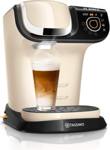 Tassimo My Way Cafetera espresso con 2 cápsulas TAS6502 con filtro de agua, más de 70 bebidas, personalización de bebidas, variedad de café, preparación fácil, 1500 W, negra