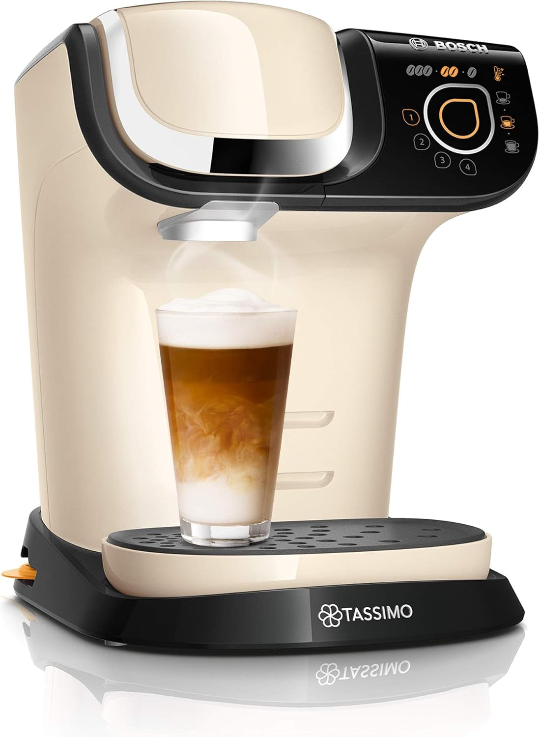 Tassimo My Way Cafetera espresso con 2 cápsulas TAS6502 con filtro de agua, más de 70 bebidas, personalización de bebidas, variedad de café, preparación fácil, 1500 W, negra