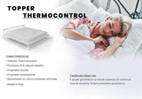 MB Home Italia, Topper, Termocontrol, Doble 160X195 Cm Edredones y edredones Naty Shop